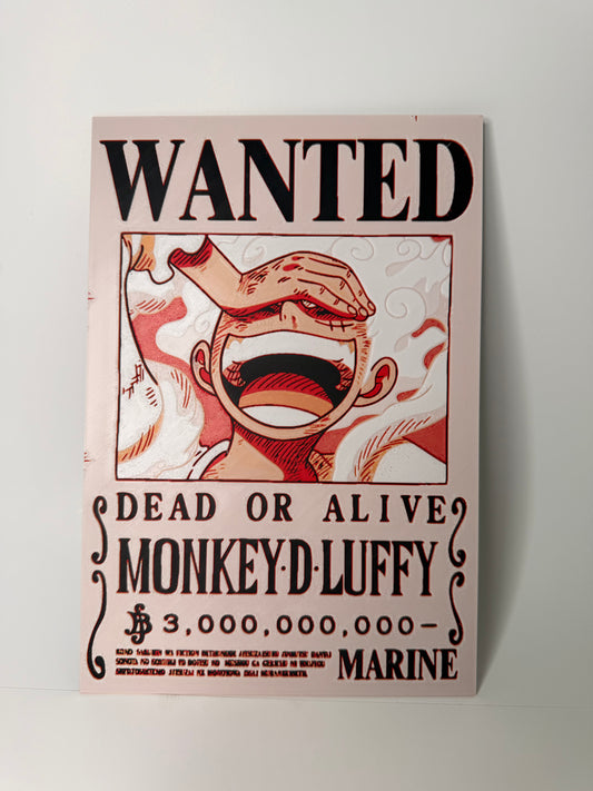 One Piece Monkey D. Luffy Wanted Poster